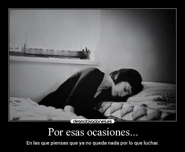 Por esas ocasiones... - 