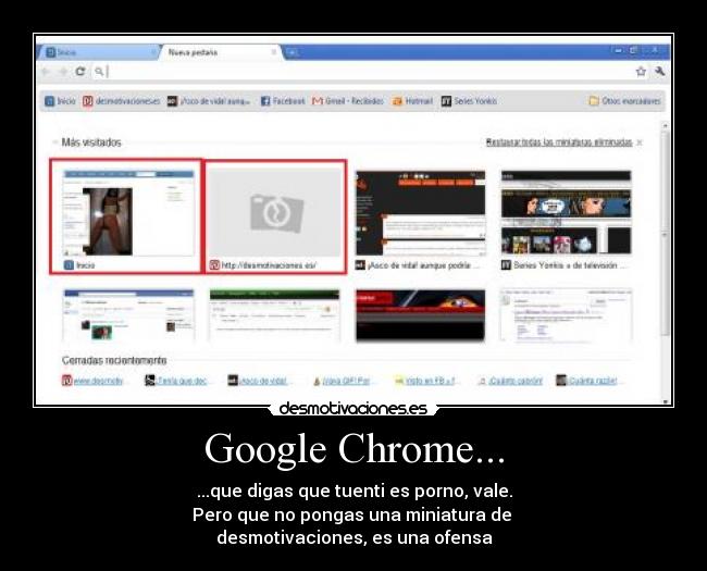 carteles google chrome tuenti desmotivaciones imagen miniatura ofensa desmotivaciones