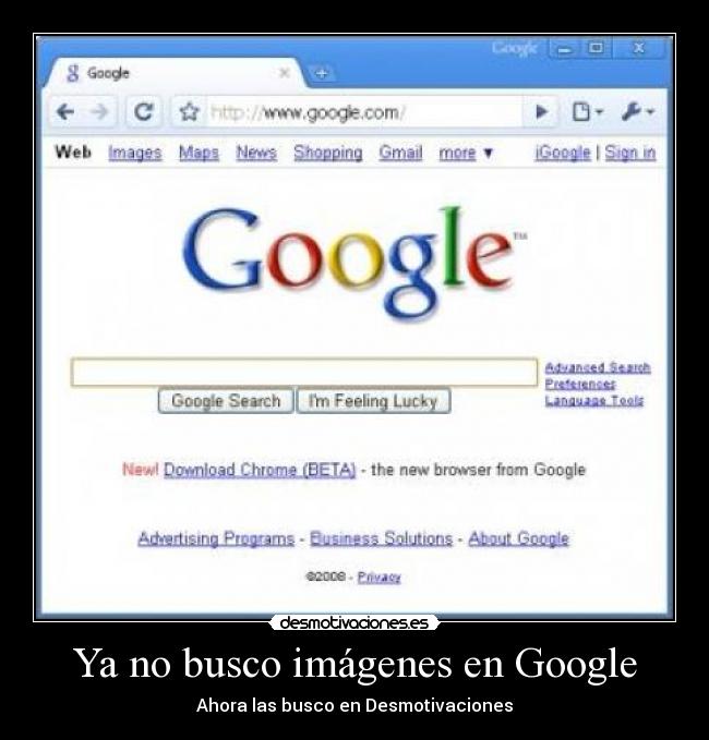 Ya no busco imágenes en Google -