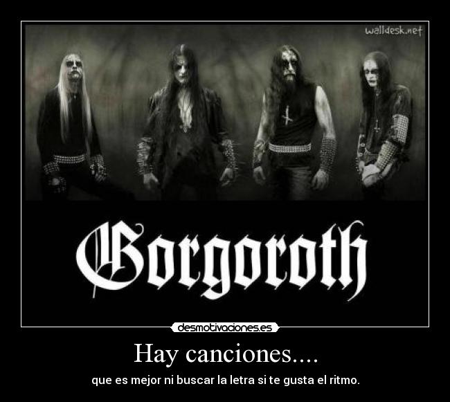 Hay canciones.... - que es mejor ni buscar la letra si te gusta el ritmo.