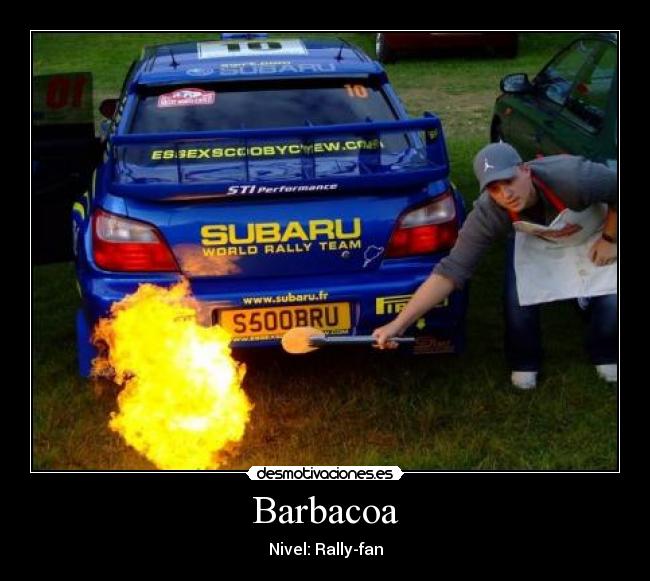 Barbacoa - Nivel: Rally-fan