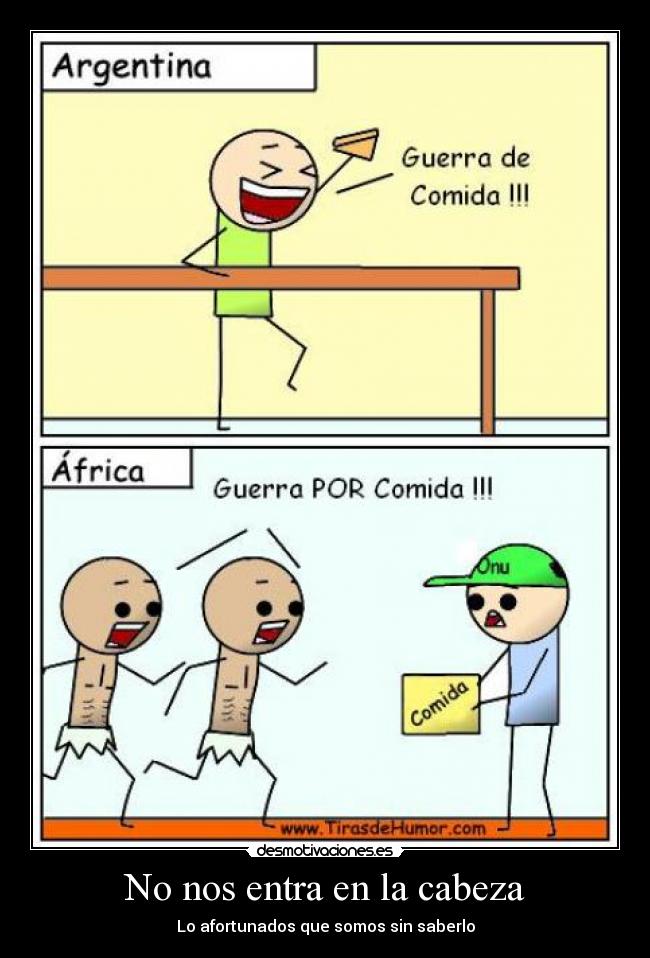 No nos entra en la cabeza -