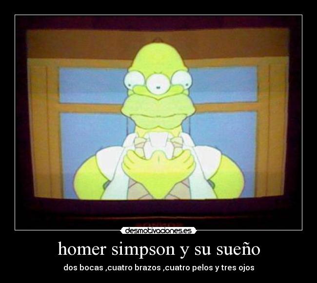 homer simpson y su sueño - 