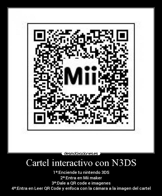 Cartel interactivo con N3DS -
