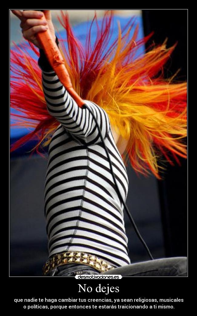 No dejes - 