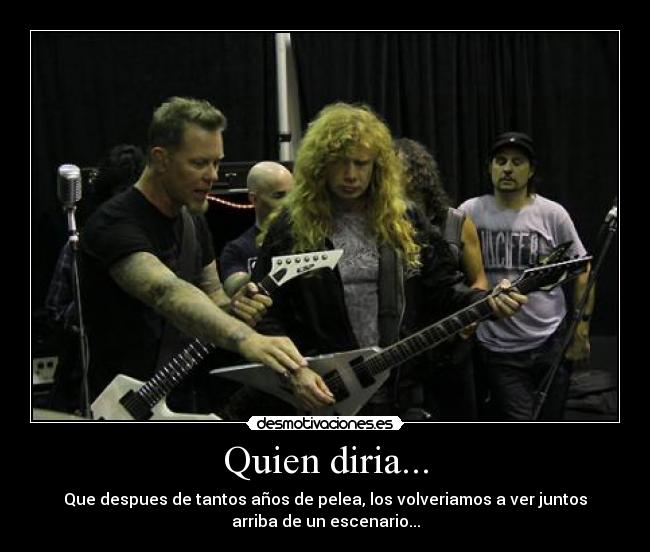 carteles davemustainediosjameshetfield desmotivaciones