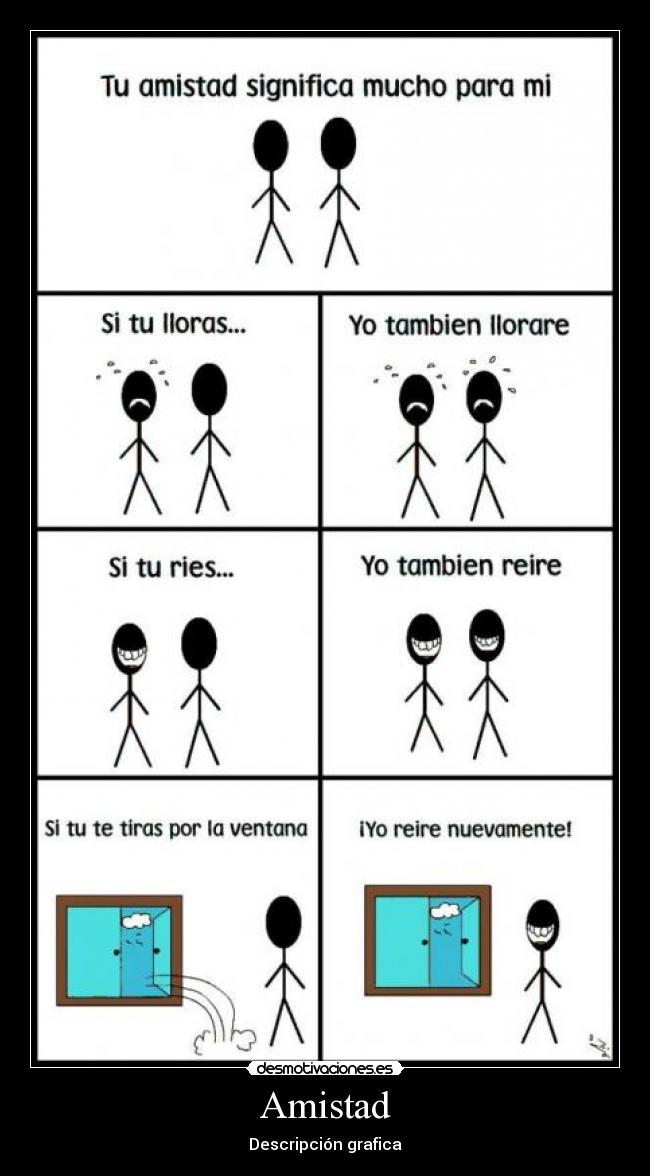 Amistad - Descripción grafica