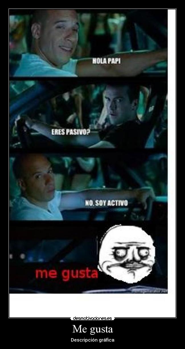 carteles gusta meme vin diesel todo gas desmotivaciones