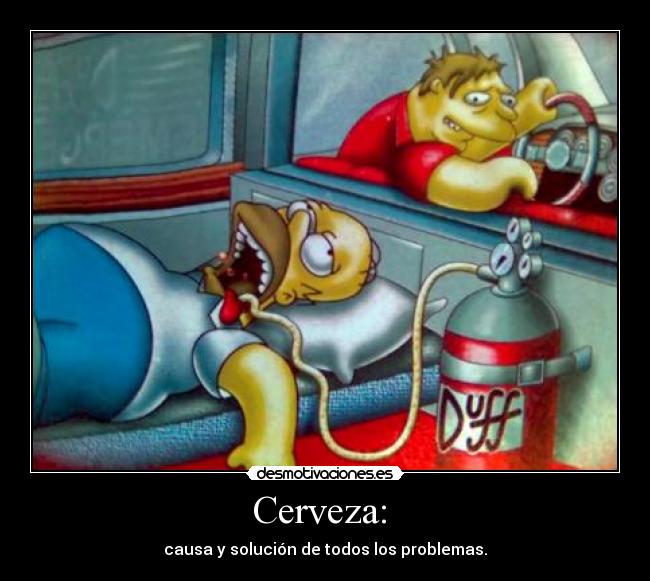 Cerveza: -
