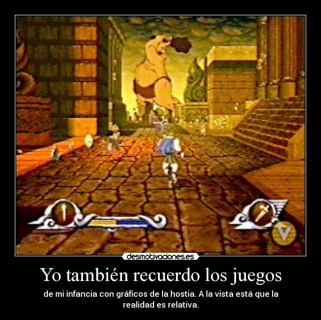 Yo también recuerdo los juegos -