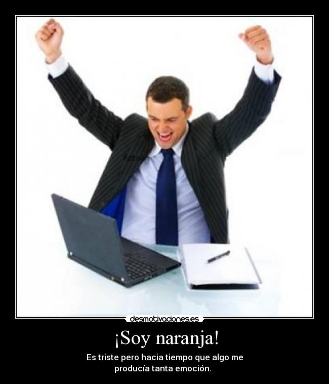 ¡Soy naranja! - 