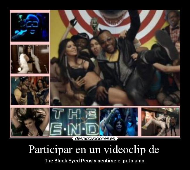 Participar en un videoclip de -