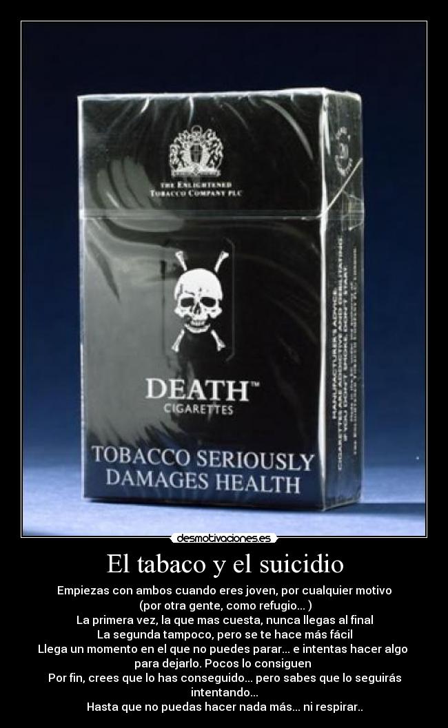 El tabaco y el suicidio - 