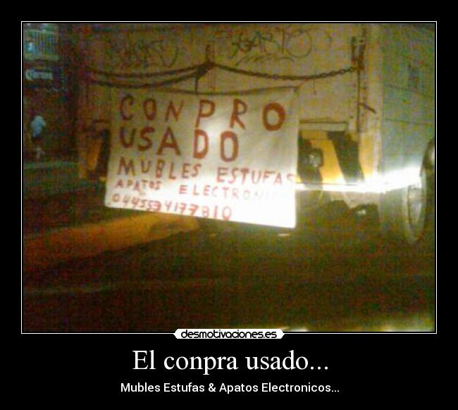 El conpra usado... - 