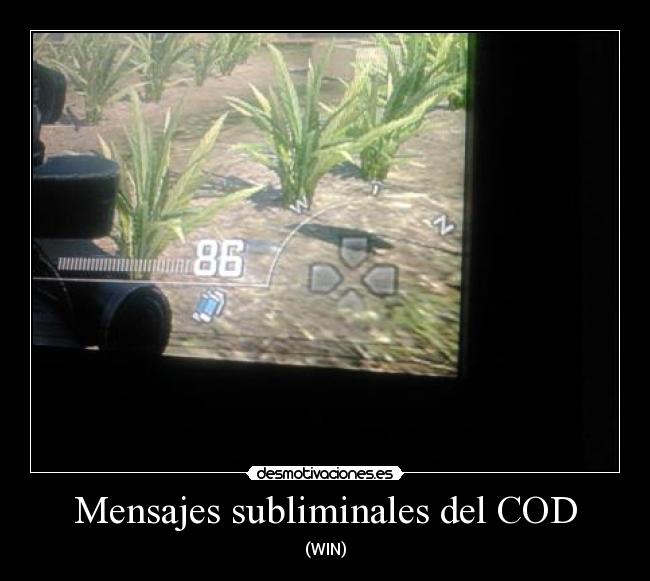 Mensajes subliminales del COD -