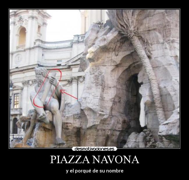 PIAZZA NAVONA - y el porqué de su nombre