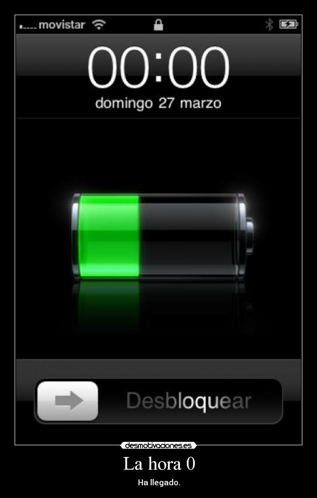 La hora 0 - Ha llegado.
