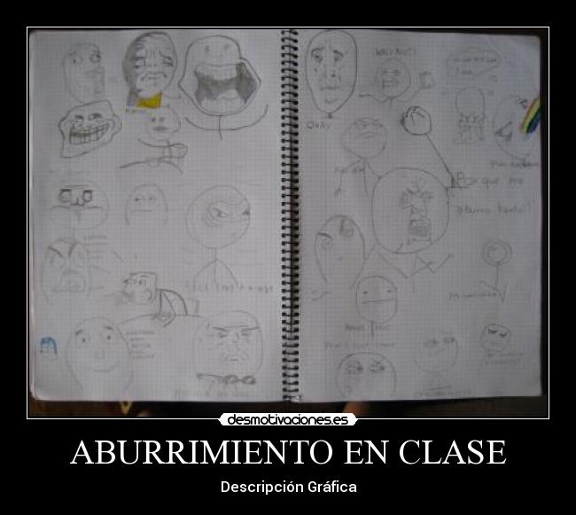 ABURRIMIENTO EN CLASE - Descripción Gráfica