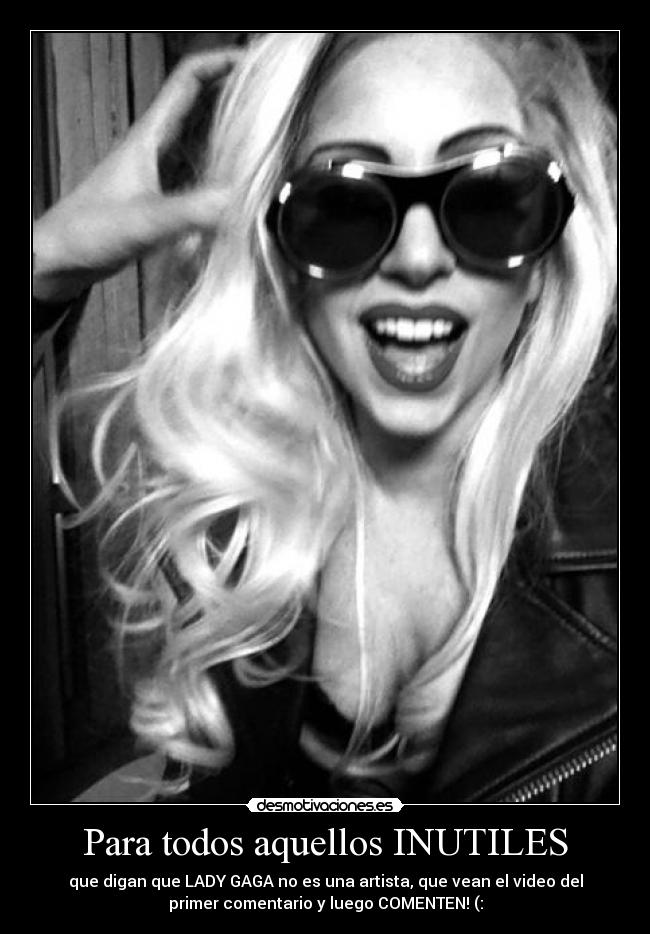 carteles lady gaga desmotivaciones