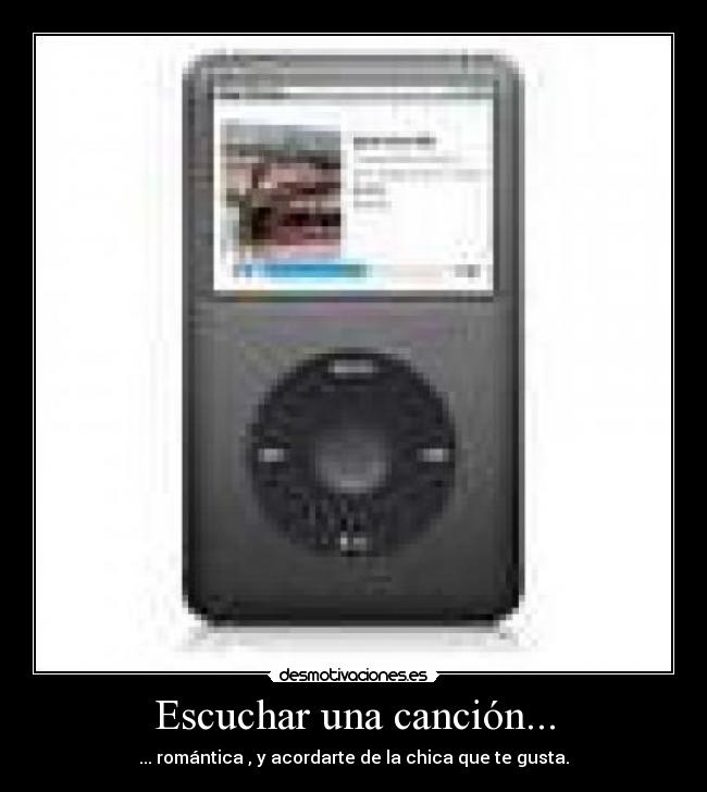 Escuchar una canción... - 
