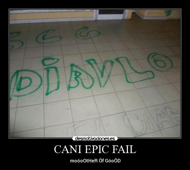 CANI EPIC FAIL - 