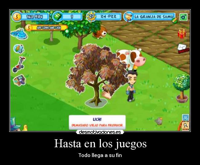 Hasta en los juegos - Todo llega a su fin