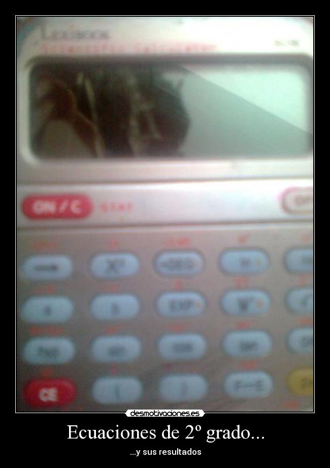 Ecuaciones de 2º grado... -