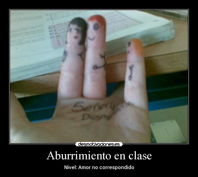 Aburrimiento en clase -