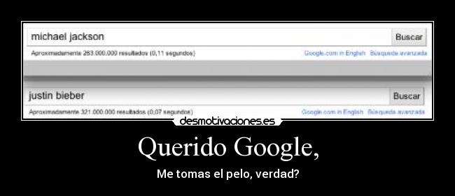 Querido Google, -