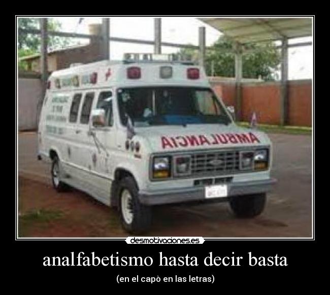 analfabetismo hasta decir basta - 