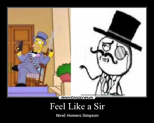 Feel Like a Sir -
