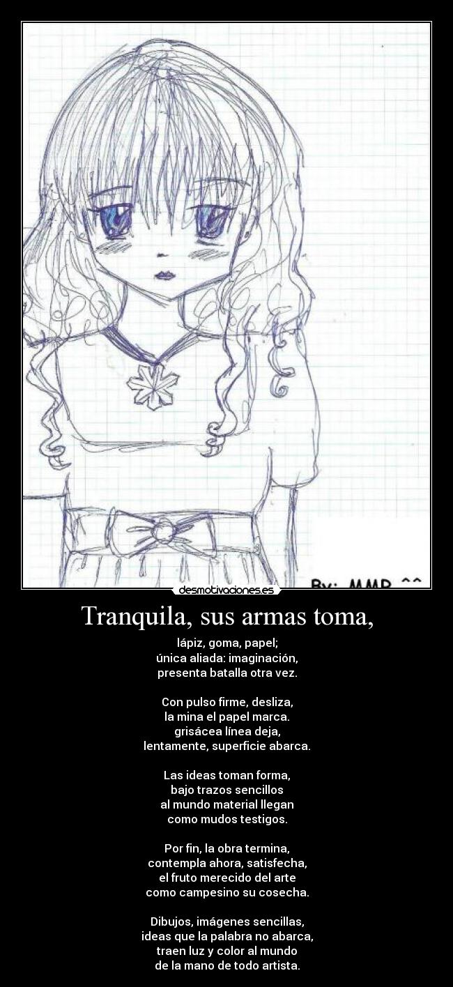 carteles poema tonysd para mmr dibujar lapiz goma papel desmotivaciones