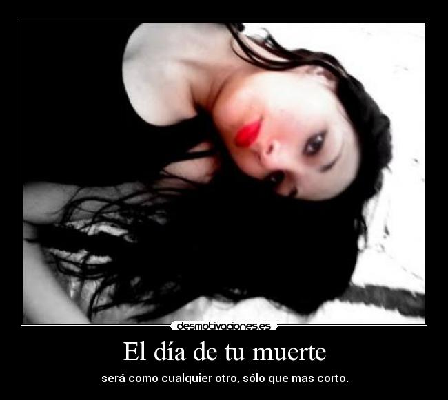 El día de tu muerte - 