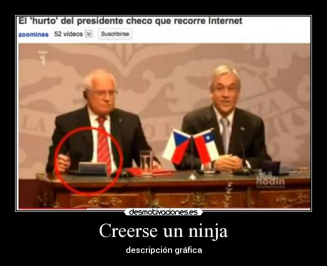 Creerse un ninja - descripción gráfica