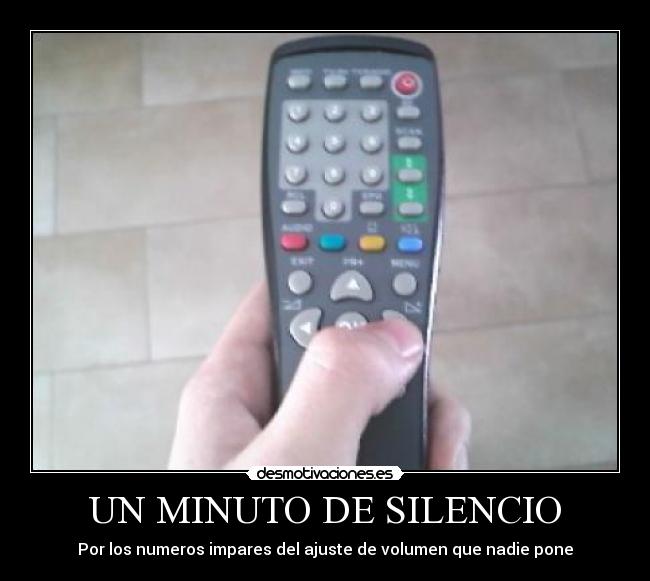 UN MINUTO DE SILENCIO - 