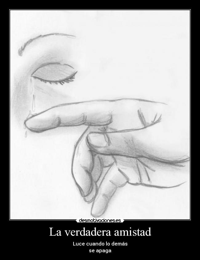 La verdadera amistad -