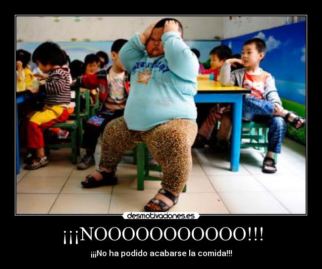 ¡¡¡NOOOOOOOOOOO!!! -