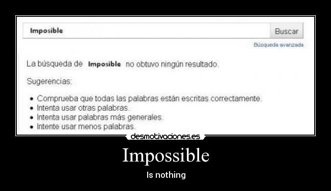Impossible -