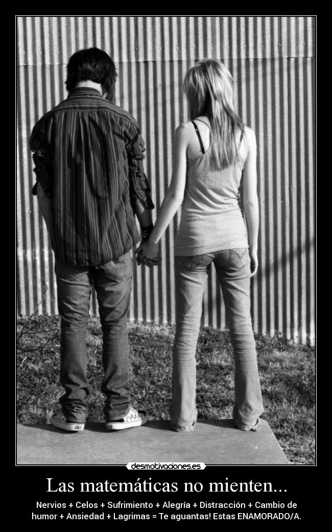 Las matemáticas no mienten... -