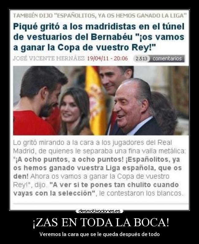 ¡ZAS EN TODA LA BOCA! - Veremos la cara que se le queda después de todo