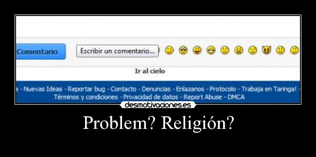carteles religion problem desmotivaciones