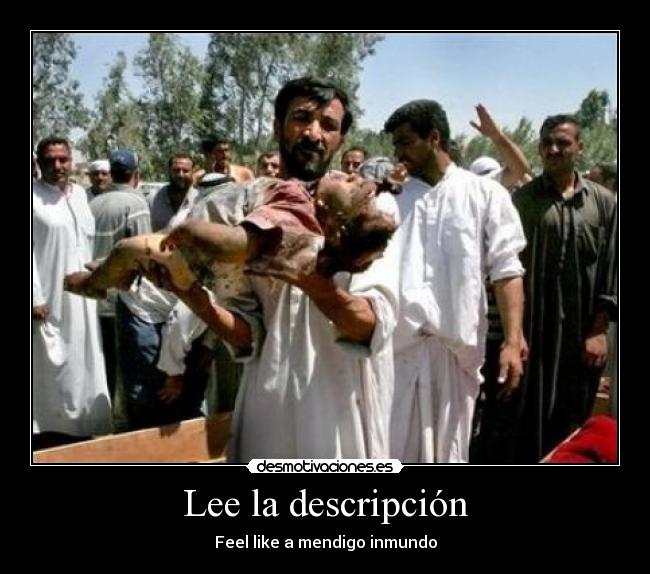 Lee la descripción - Feel like a mendigo inmundo