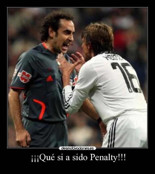 ¡¡¡Qué si a sido Penalty!!! - 