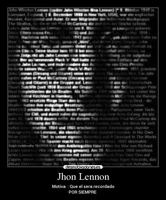 Jhon Lennon - 