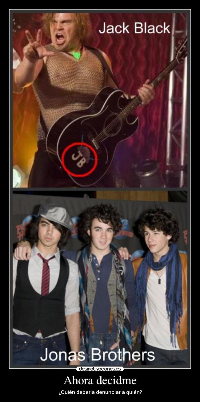 Ahora decidme - ¿Quién deberia denunciar a quién?