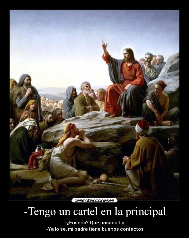 -Tengo un cartel en la principal -