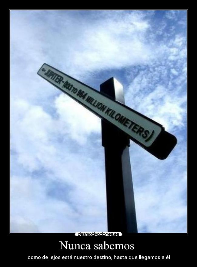 Nunca sabemos  - 