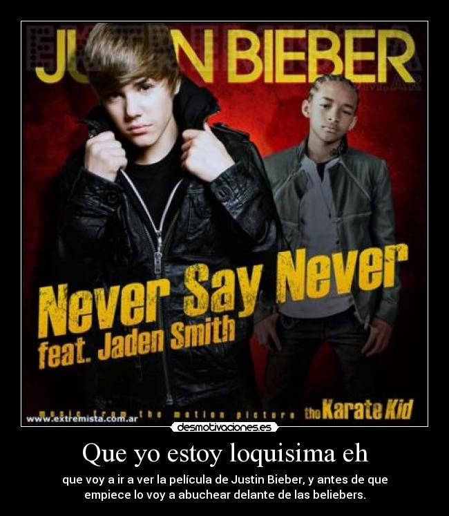 Que yo estoy loquisima eh -