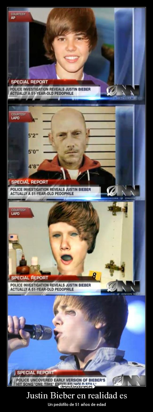 Justin Bieber en realidad es -