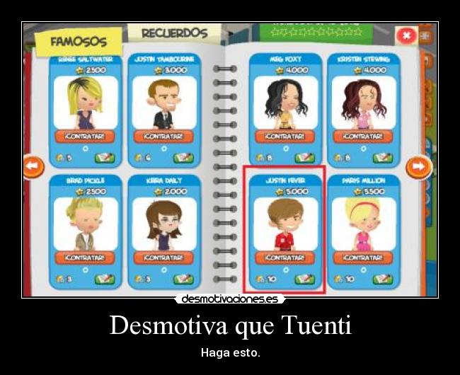 Desmotiva que Tuenti - Haga esto.